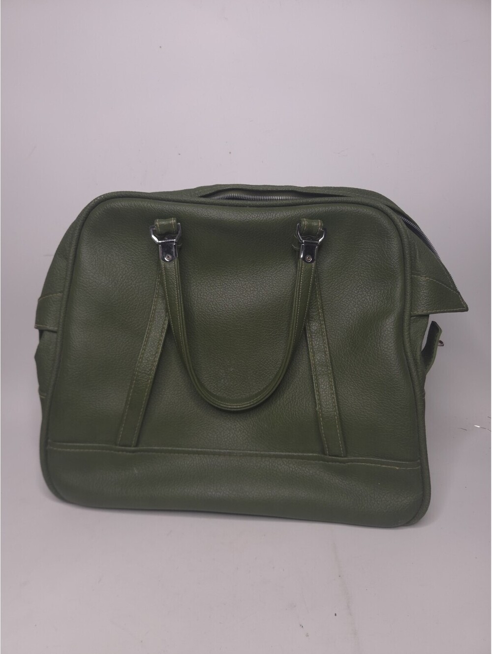VTG American Tourister Tiara Carry On Tote 15" Green Travel Bag Read Description